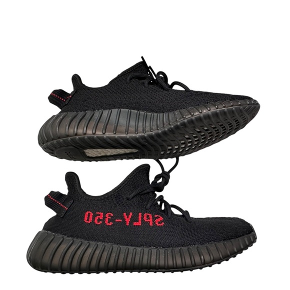 Yeezy Boost 350 V2 Black and Red Size 8 - Picture 4 of 13